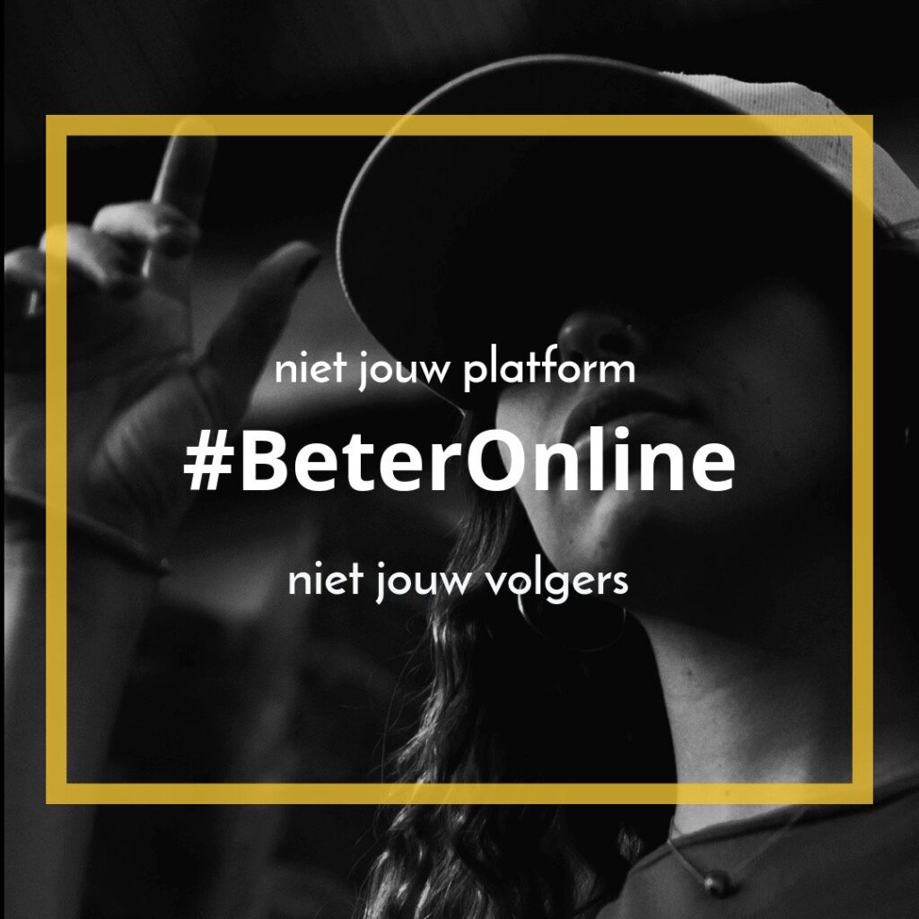 niet jouw platform, niet jouw volgers afbeelding